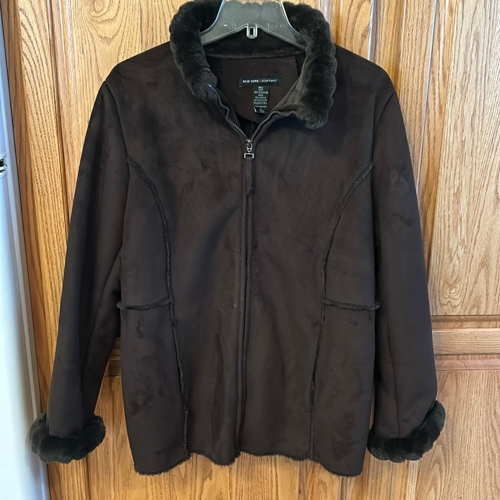 Faux Suede Jacket